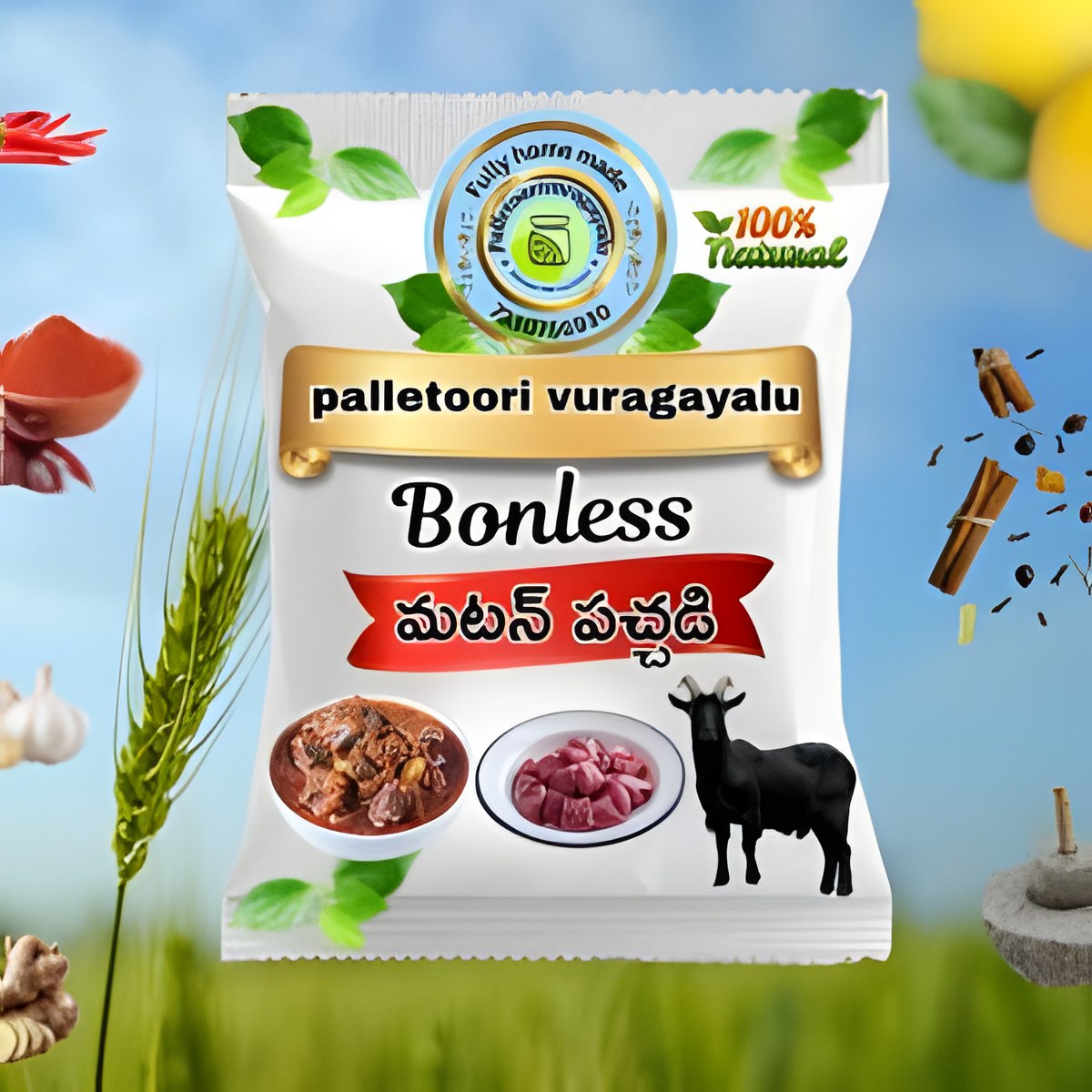 Mutton Boneless Pickle